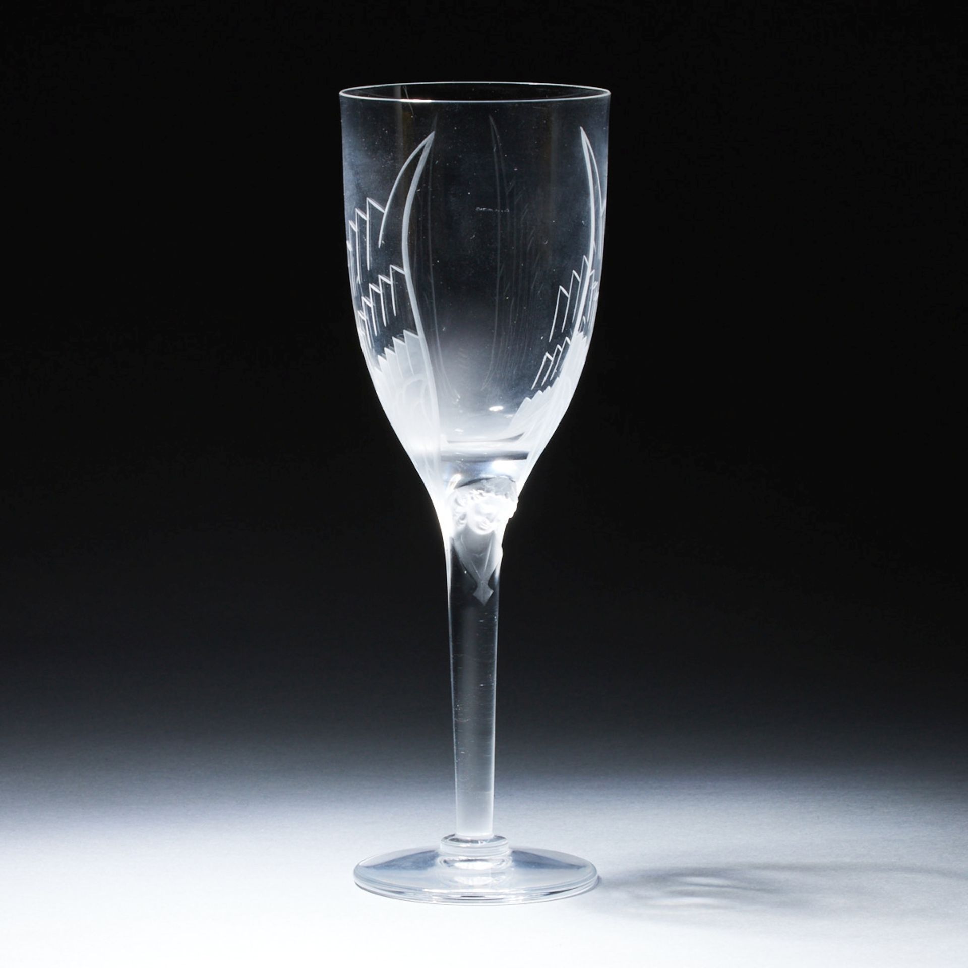 Champagnerglas "Angel". Lalique, Wingen-sur-Moder.
