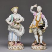 Herr mit Blumenhut. Meissen 1850-1924.