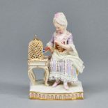 Allegorie Das Gefühl aus der Serie die Fünf Sinne . Meissen 1850-1924.