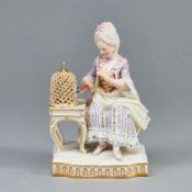 Allegorie Das Gefühl aus der Serie die Fünf Sinne . Meissen 1850-1924.