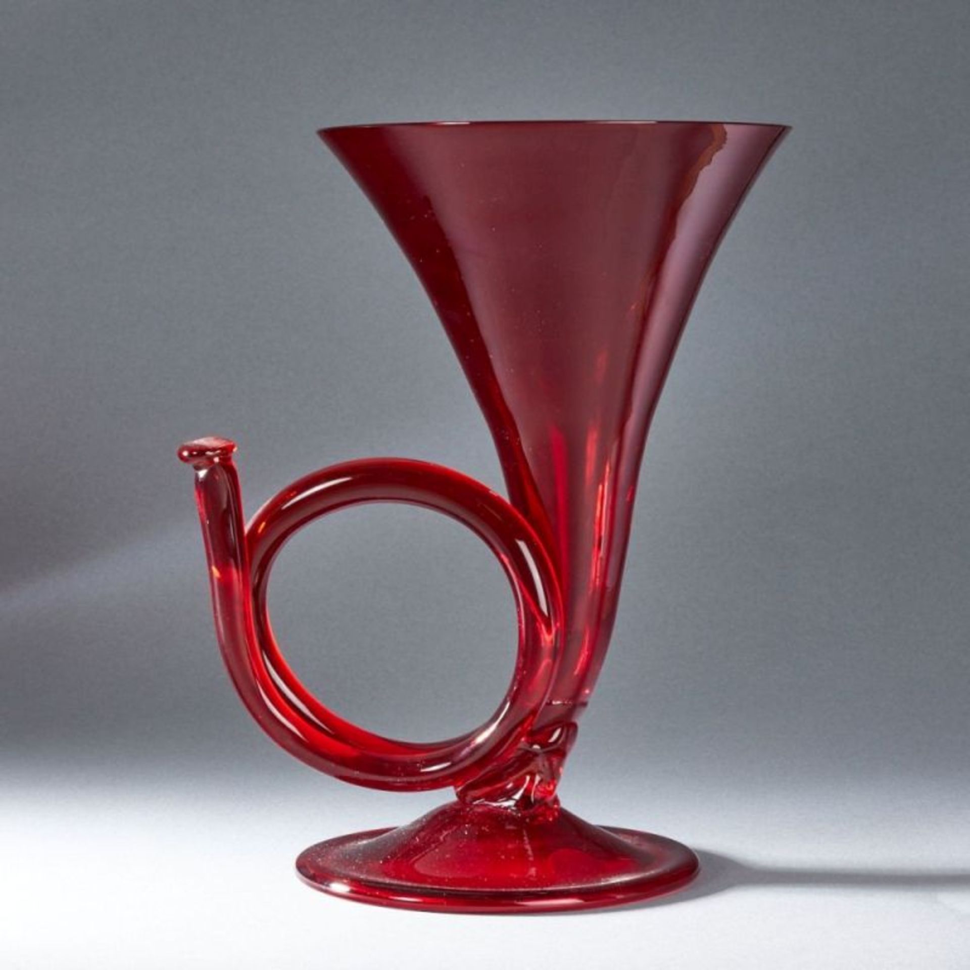 Vase in Form einer Trompete. Venini, Murano. - Image 2 of 2