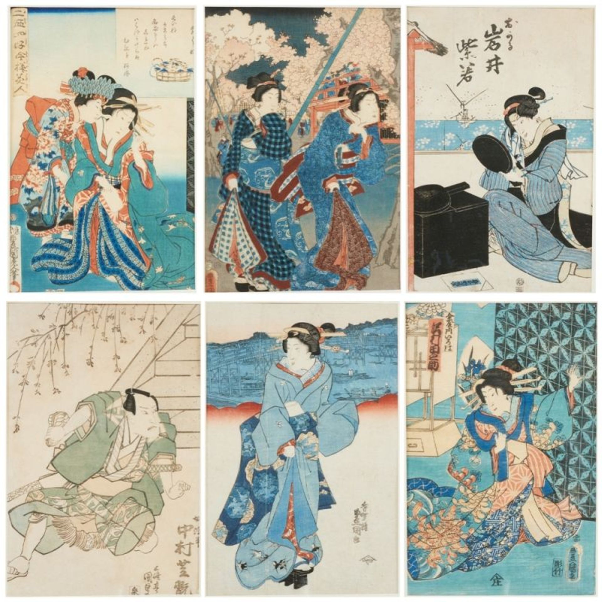 Utagawa Kunisada und Utagawa Toyokuni IV