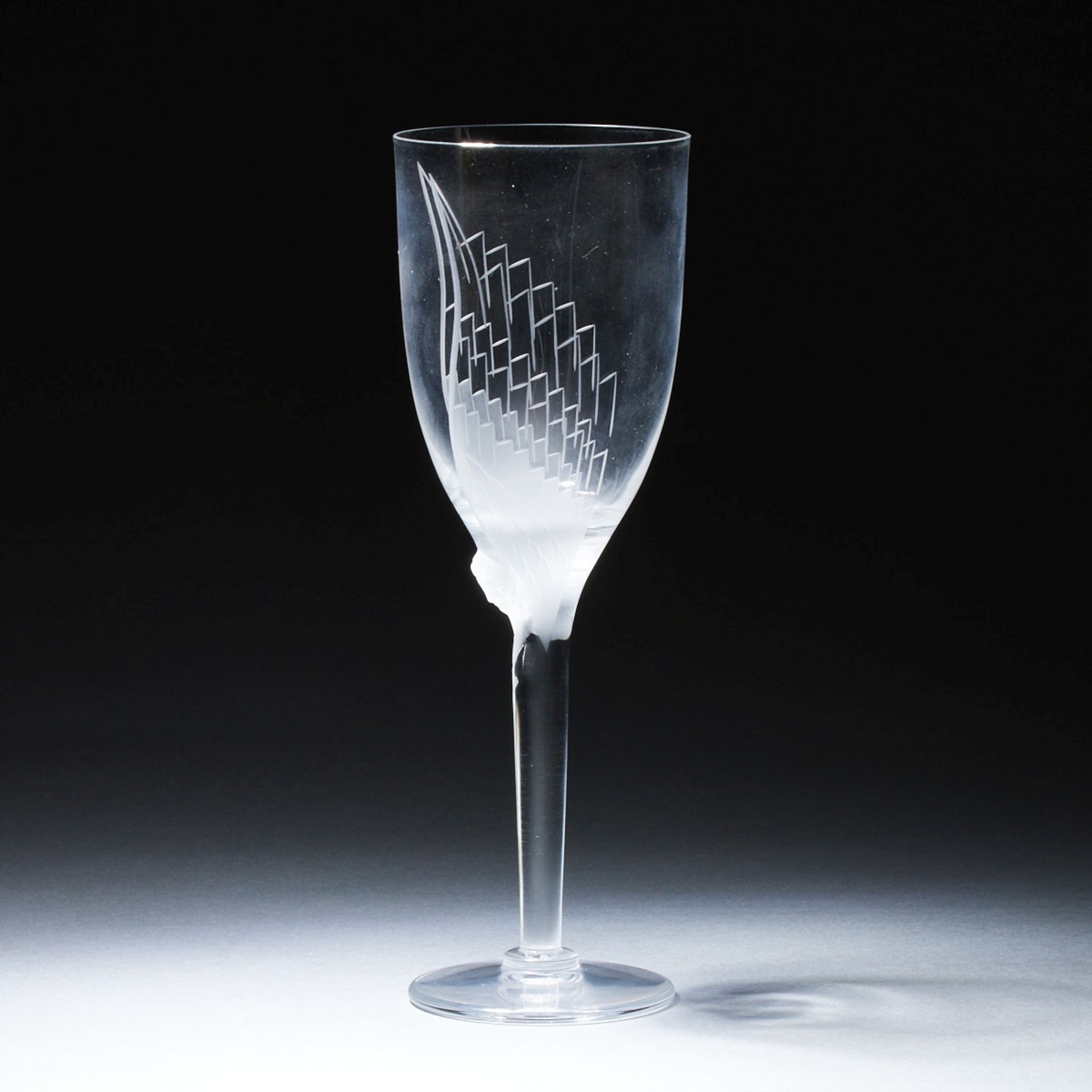 Champagnerglas "Angel". Lalique, Wingen-sur-Moder. - Bild 2 aus 3