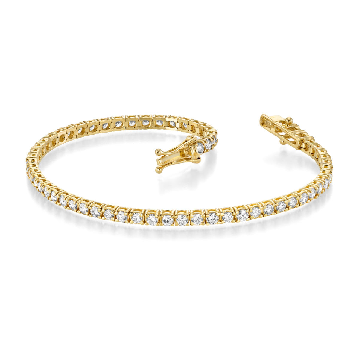 Alliance bracelet with diamonds 