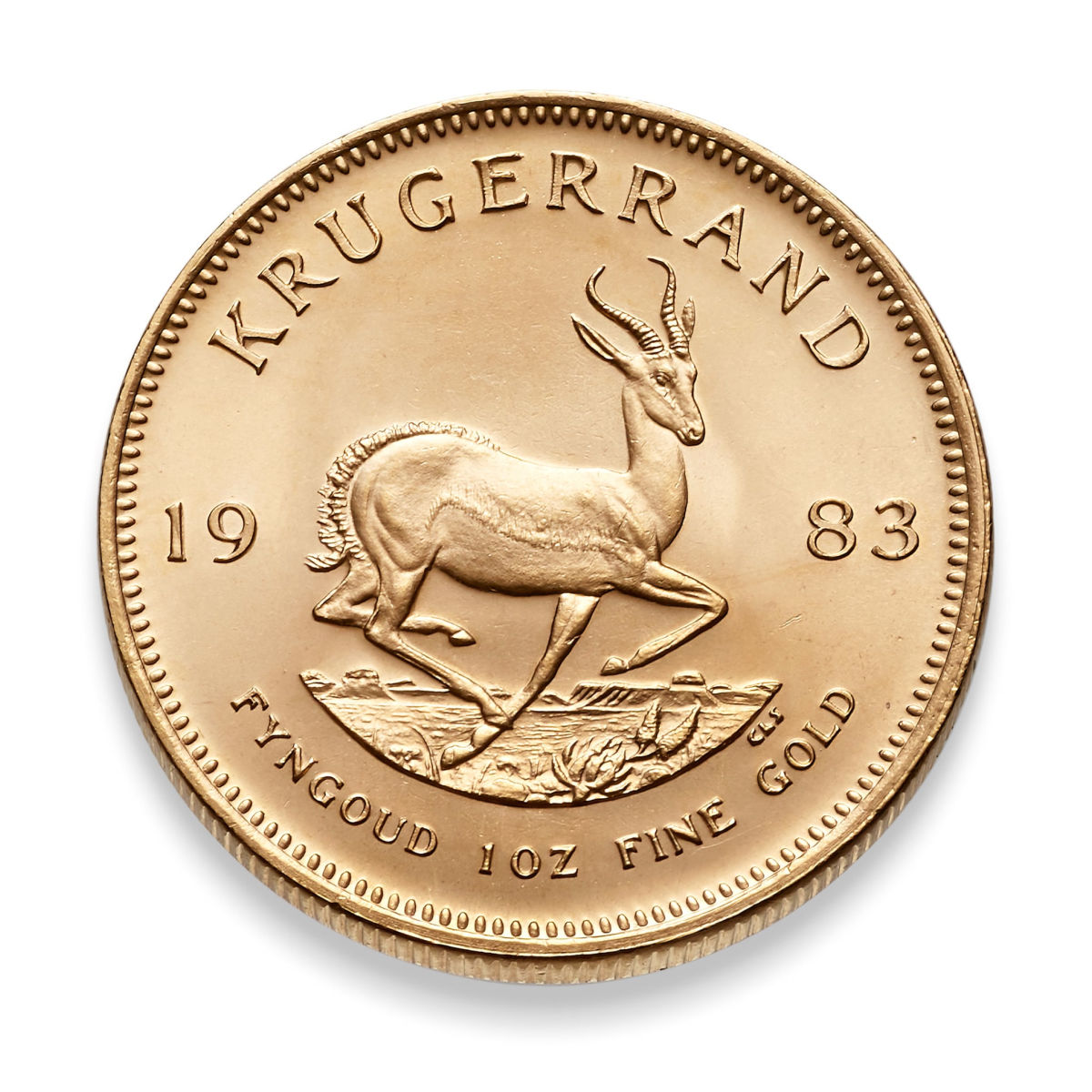 South African gold coin