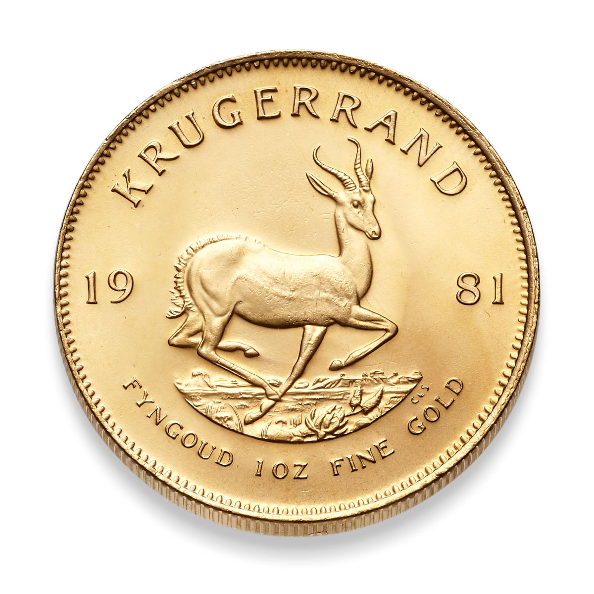 South African gold coin