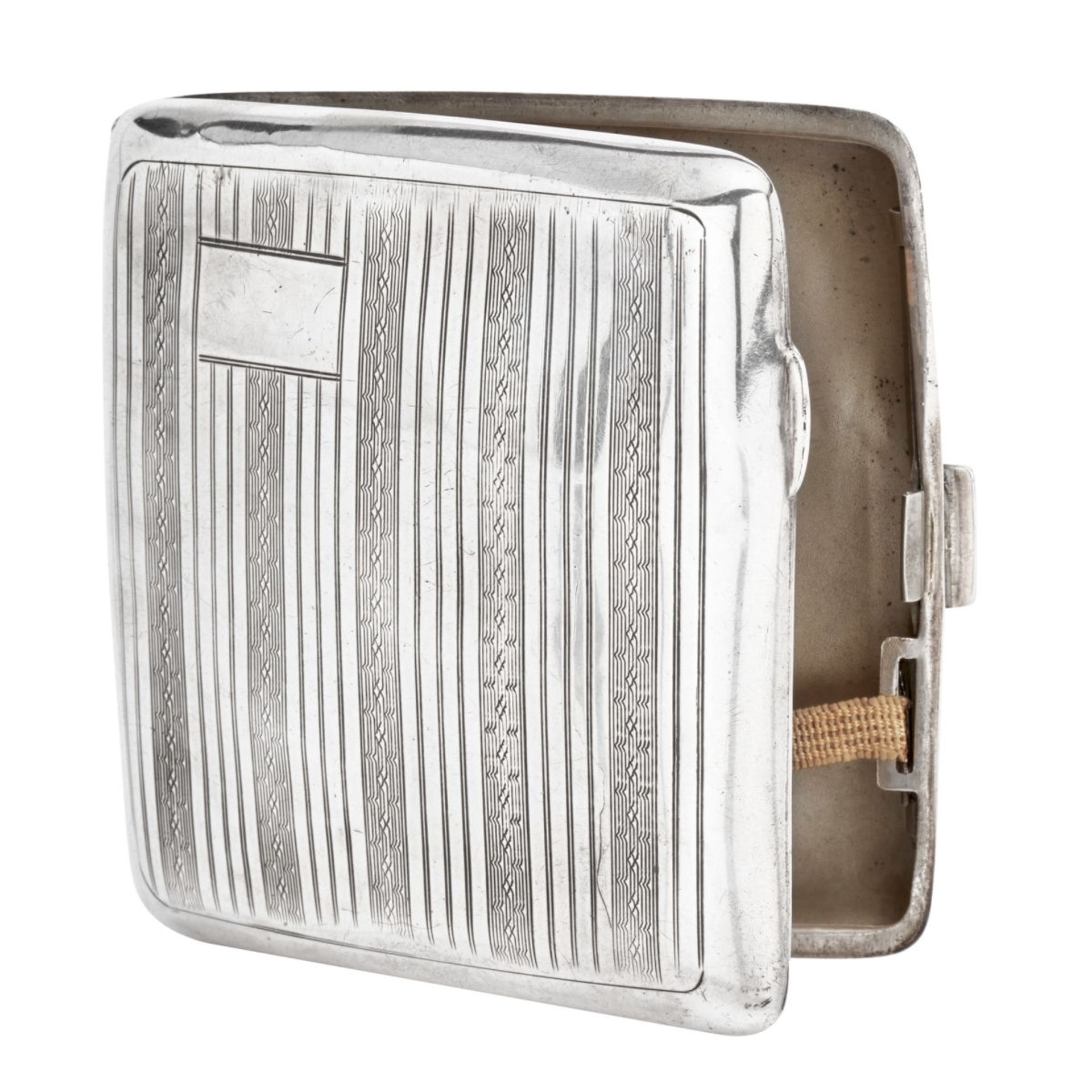 Square cigarette case