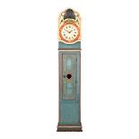 Flute clock with longcase 