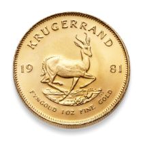 Südafrikanische Goldmünze