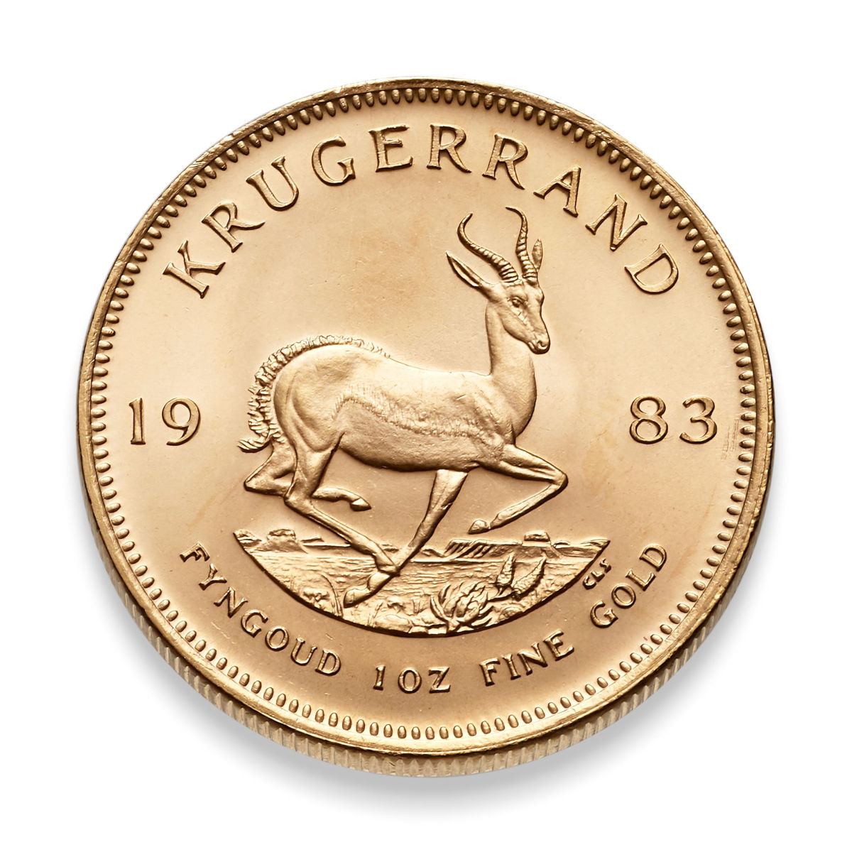 South African gold coin