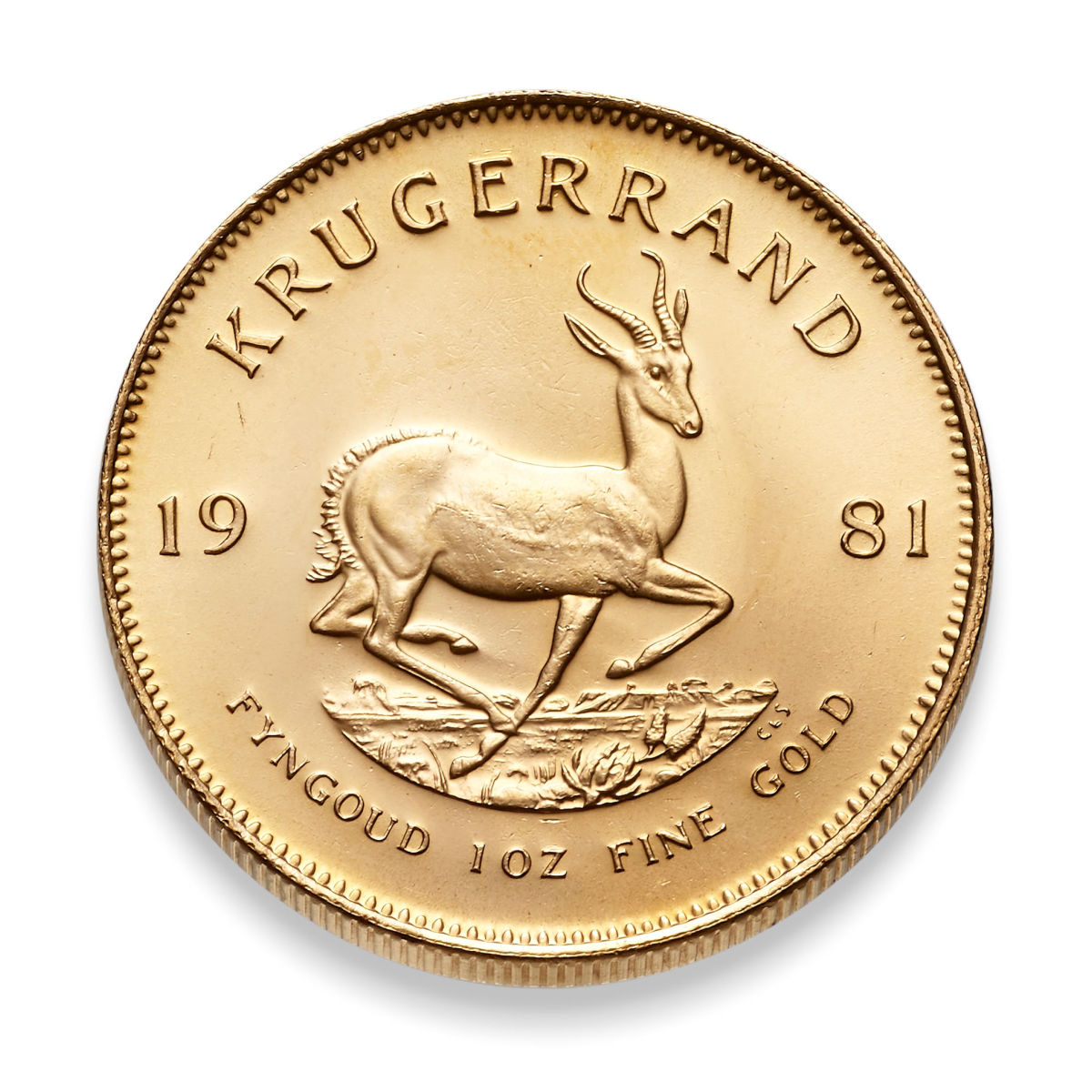 South African gold coin