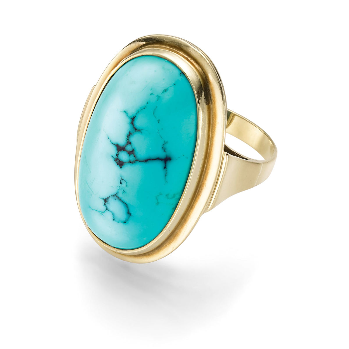 Ring with turquoise 