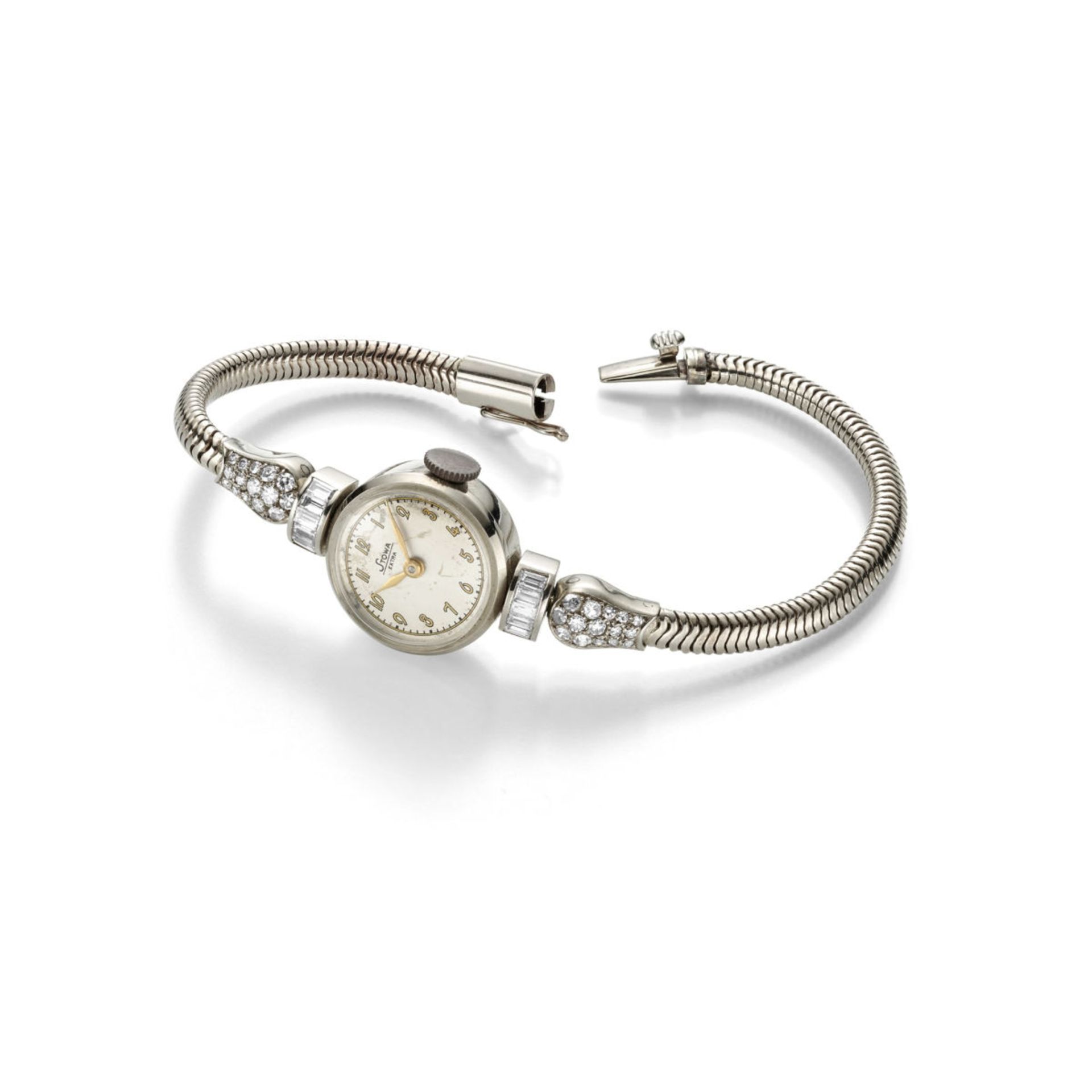 Stowa jewellery watch with diamonds 