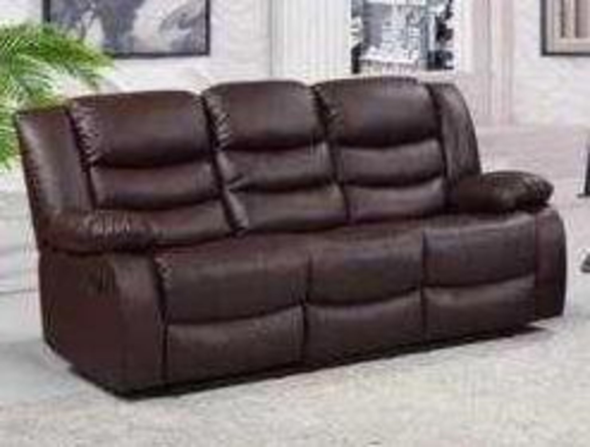 BRAND NEW Malaga 3 + 2 seater manual recliner sofa. RRP: £1,599 - Image 2 of 3