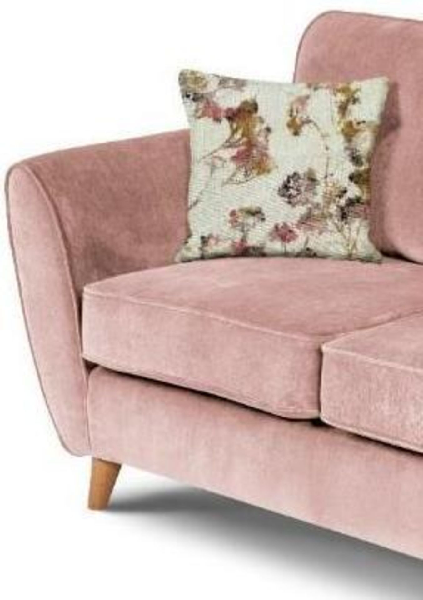 BRAND NEW Olivia 2 seater sofa in pink. RRP: £699 - Image 2 of 2