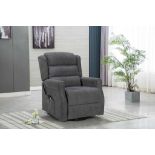 BRAND NEW Malaga electric duel motor rise and recline chair. RRP: £1,999