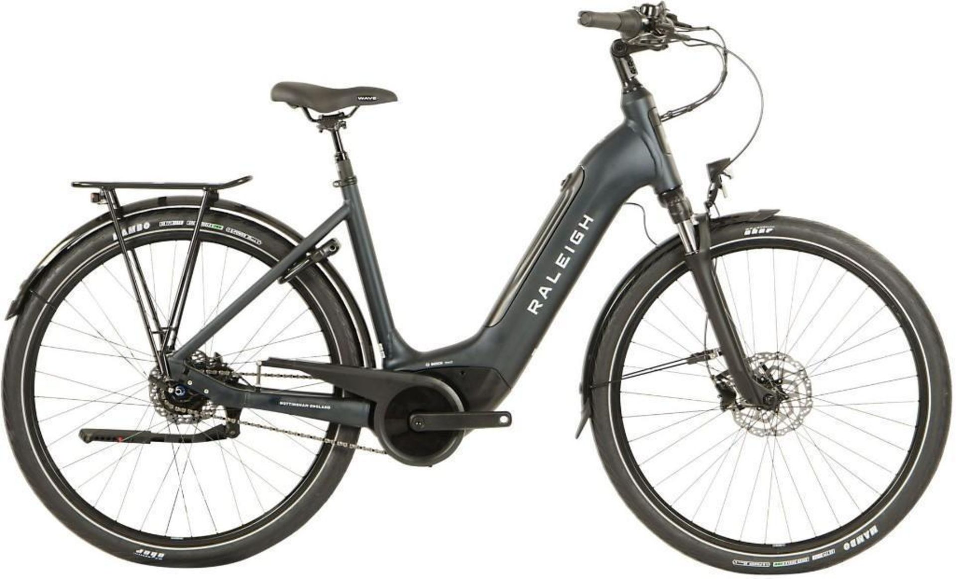 BRAND NEW! Raleigh Motus GT Lowstep hub electric hybrid bike in black boxed. Size 41cm RRP: £2,599. - Image 3 of 4