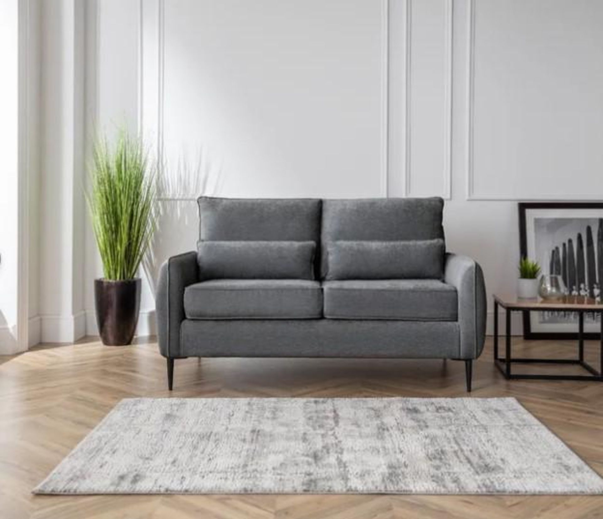 Brand new Boxed 2 Seater Rhonda Sofa in Charcoal