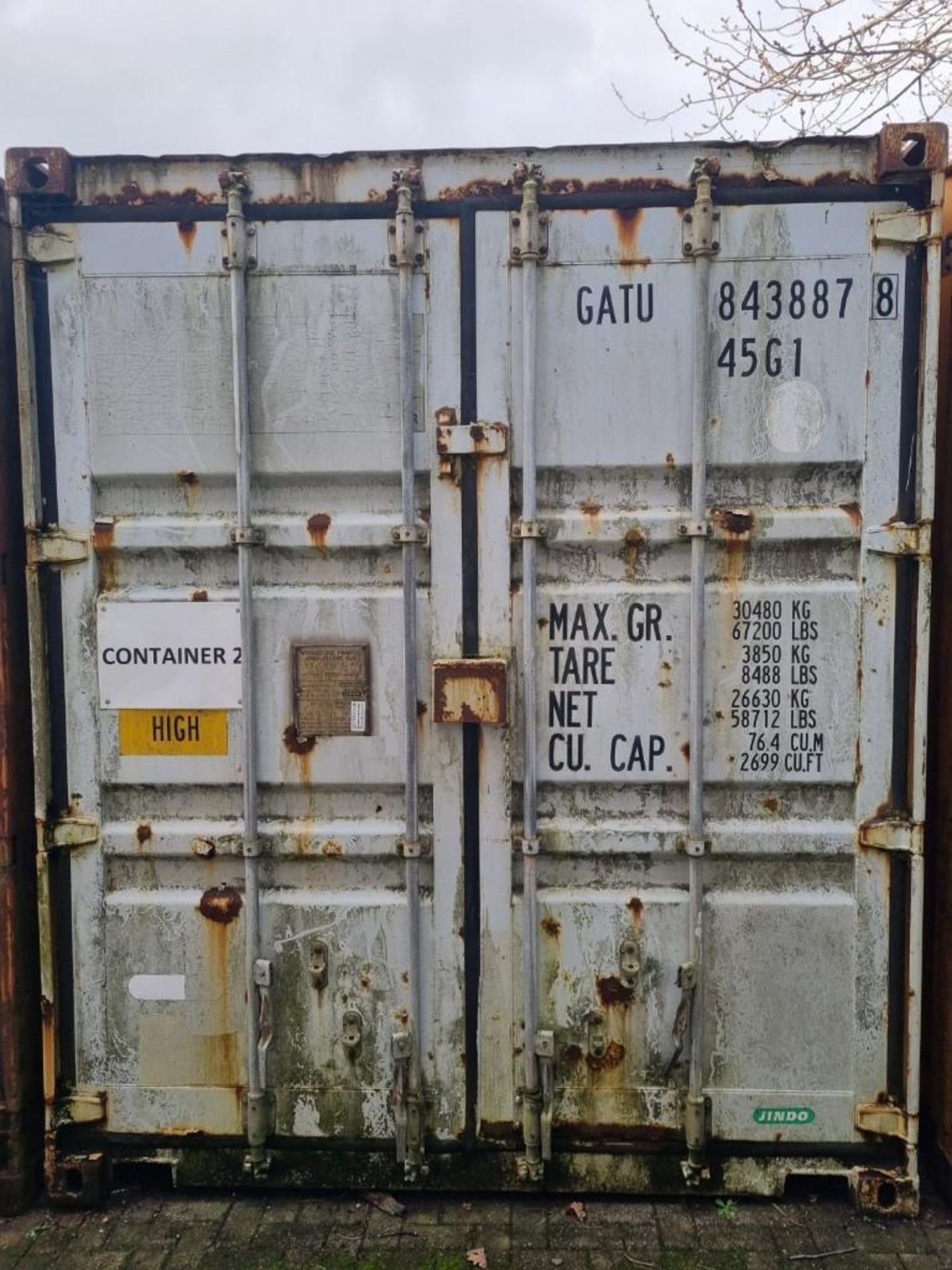 *NO VAT ON HAMMER* 40ft shipping container