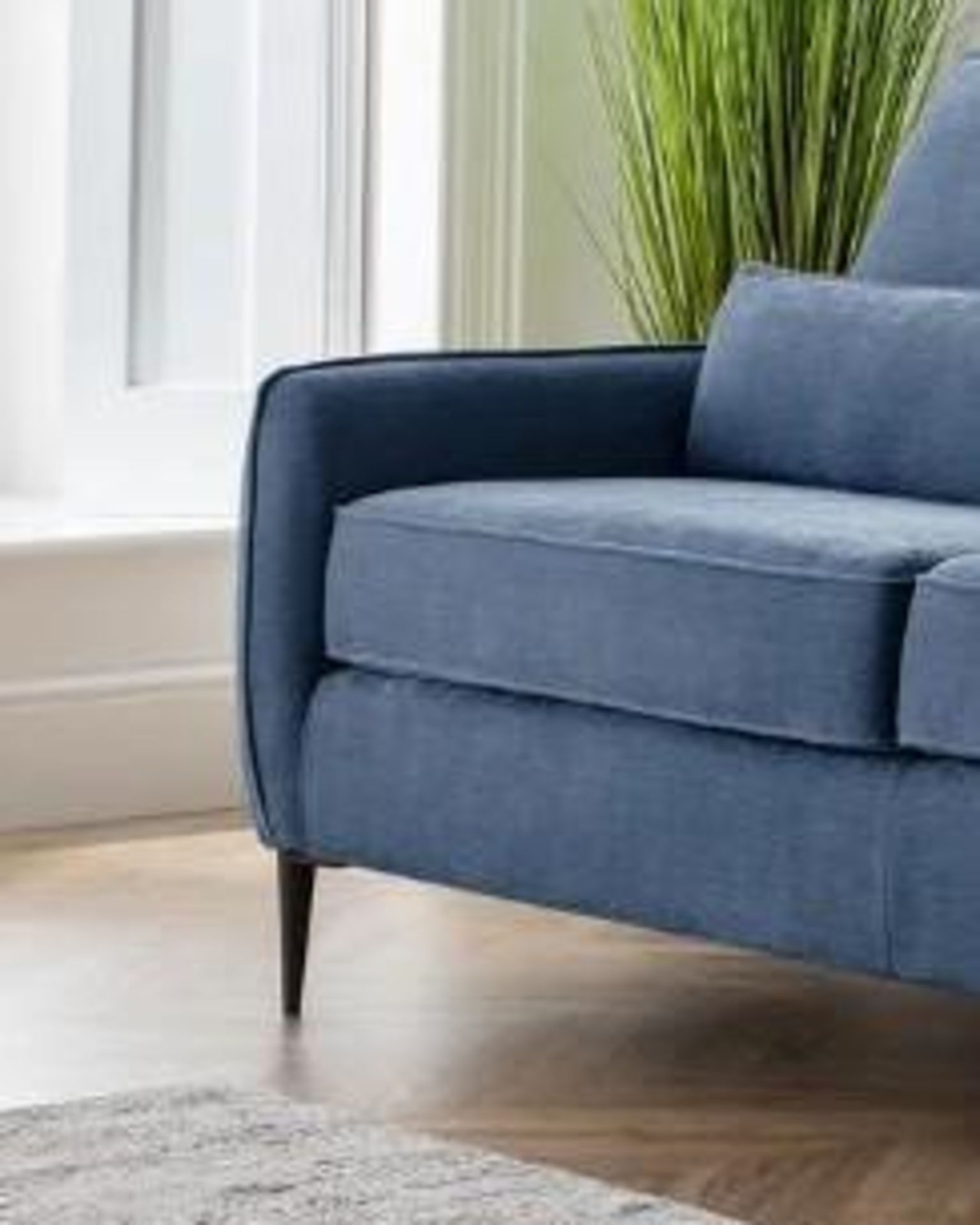Brand new Boxed 3 Seater Rhonda Sofa in Navy - Image 2 of 3