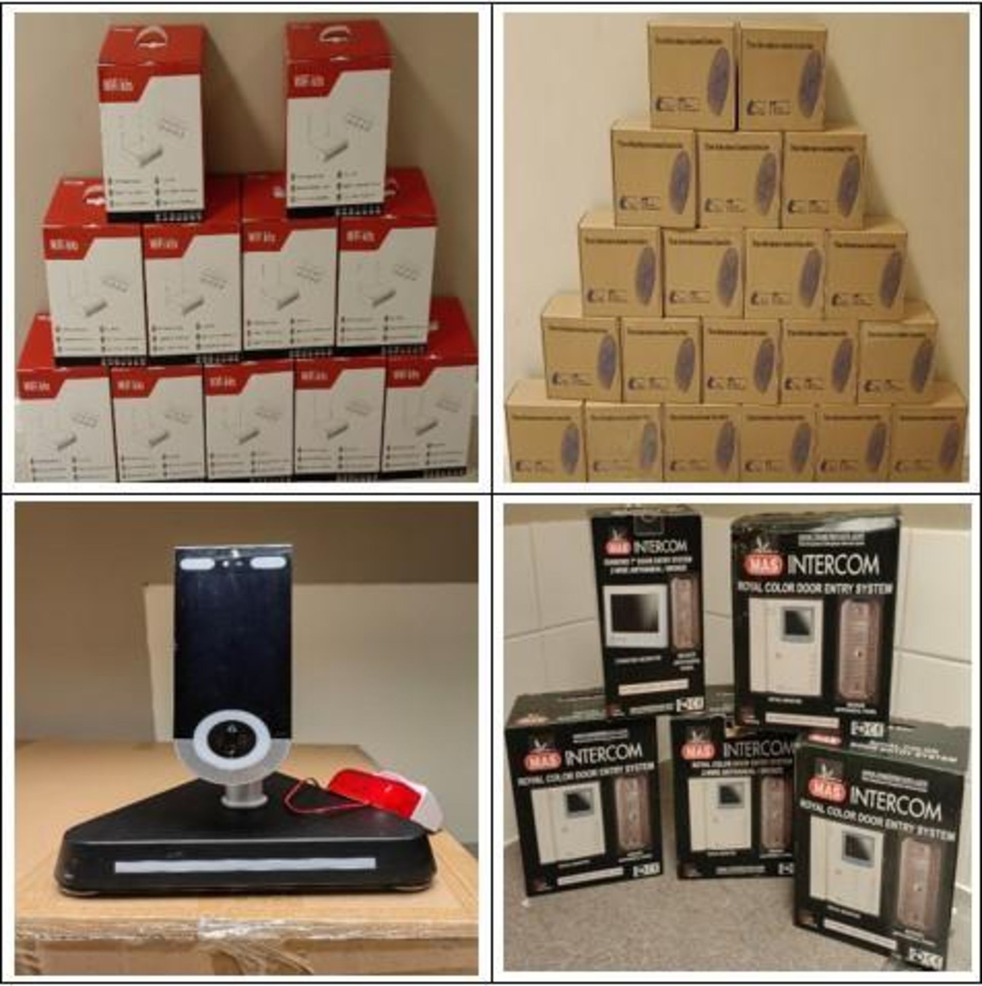 *TRADE LOT NO VAT ON HAMMER* - 1 x PALLET OF SECURITY CAMERA SYSTEMS, DOOR ACCESS SYTEMS, RECOGNITIO