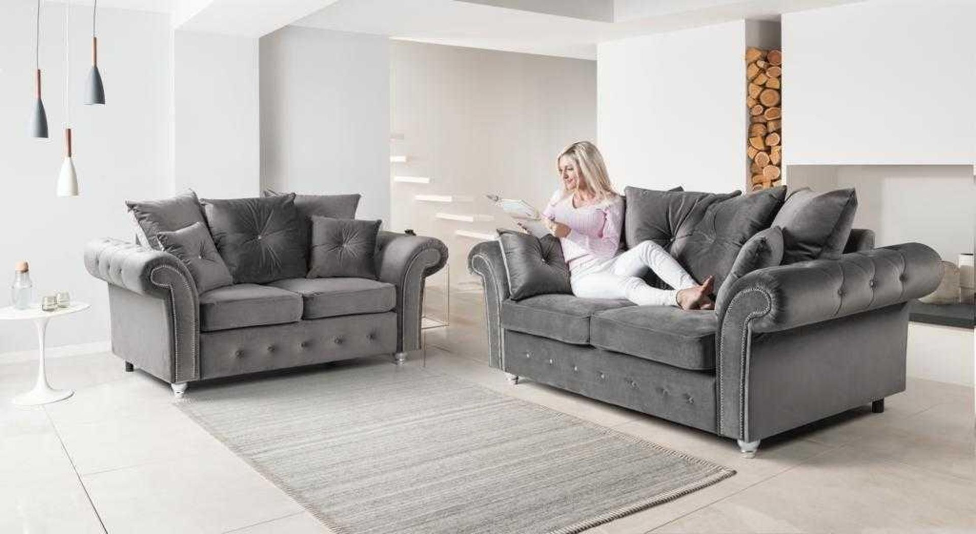 BRAND NEW Bedford 3 + 2 seater sofa. RRP: £1,599