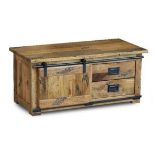 *BRAND NEW* Raipur solid mango distressed coffee/tv table with storage. RRP: £399.99