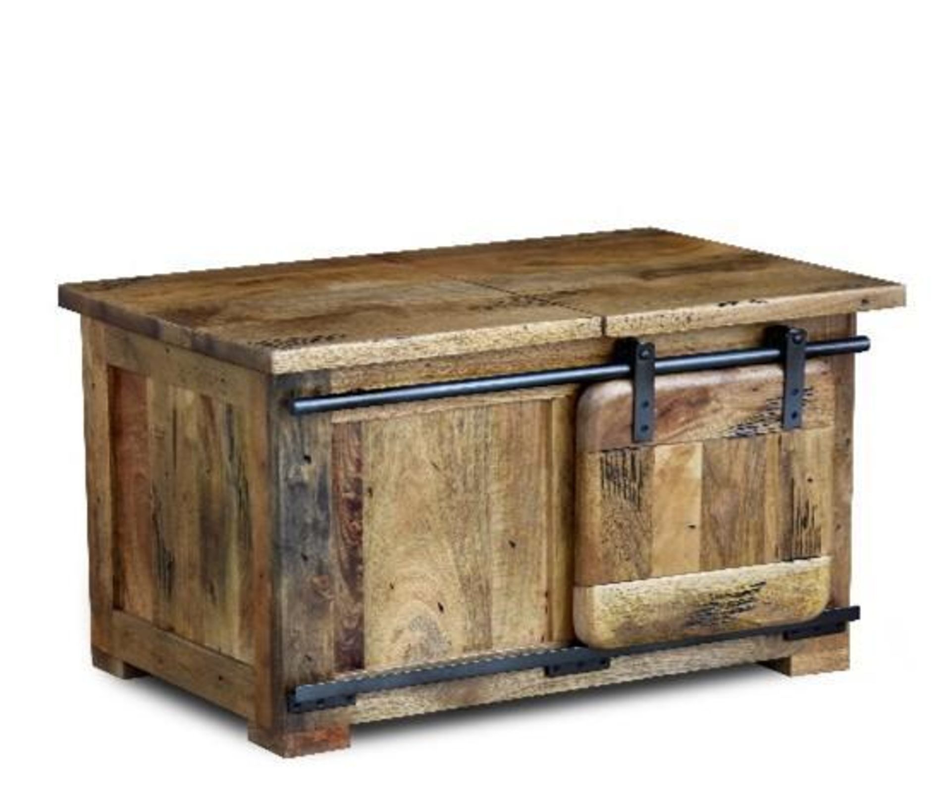 *BRAND NEW* Raipur solid mango distressed coffee table with lift up top. RRP: £299.99 - Image 2 of 2