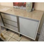 *EX DISPLAY* Furniture Village Grigio sideboard marble effect. RRP: £899.00