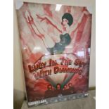 *EX DISPLAY* "Lucy In The Sky With Diamonds" Canvas Art 66CM X 92CCM