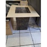 *EX DISPLAY* ALFRANK designs marble lamp table.