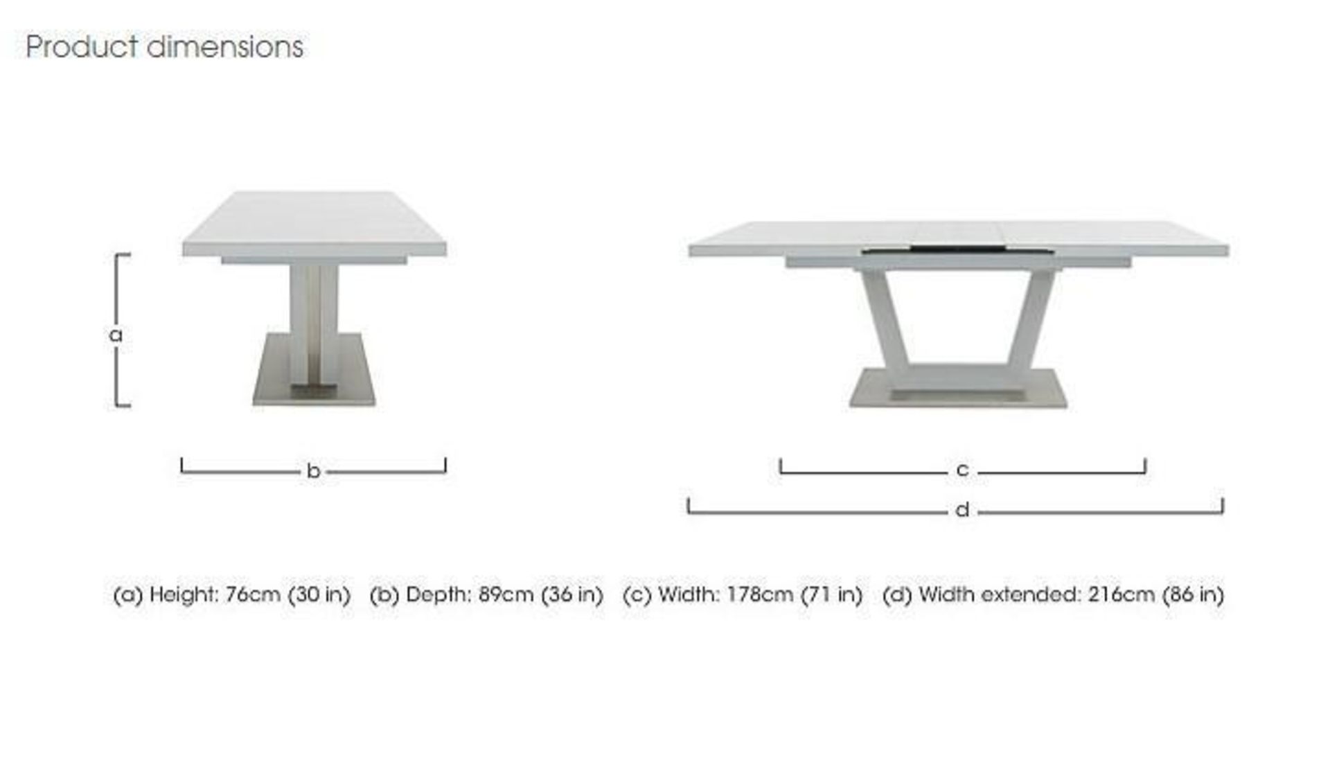 *EX DISPLAY* Furniture Village Six seater Grigio Extending Dining Table With 6 Chairs. RRP: £2,249. - Image 9 of 9