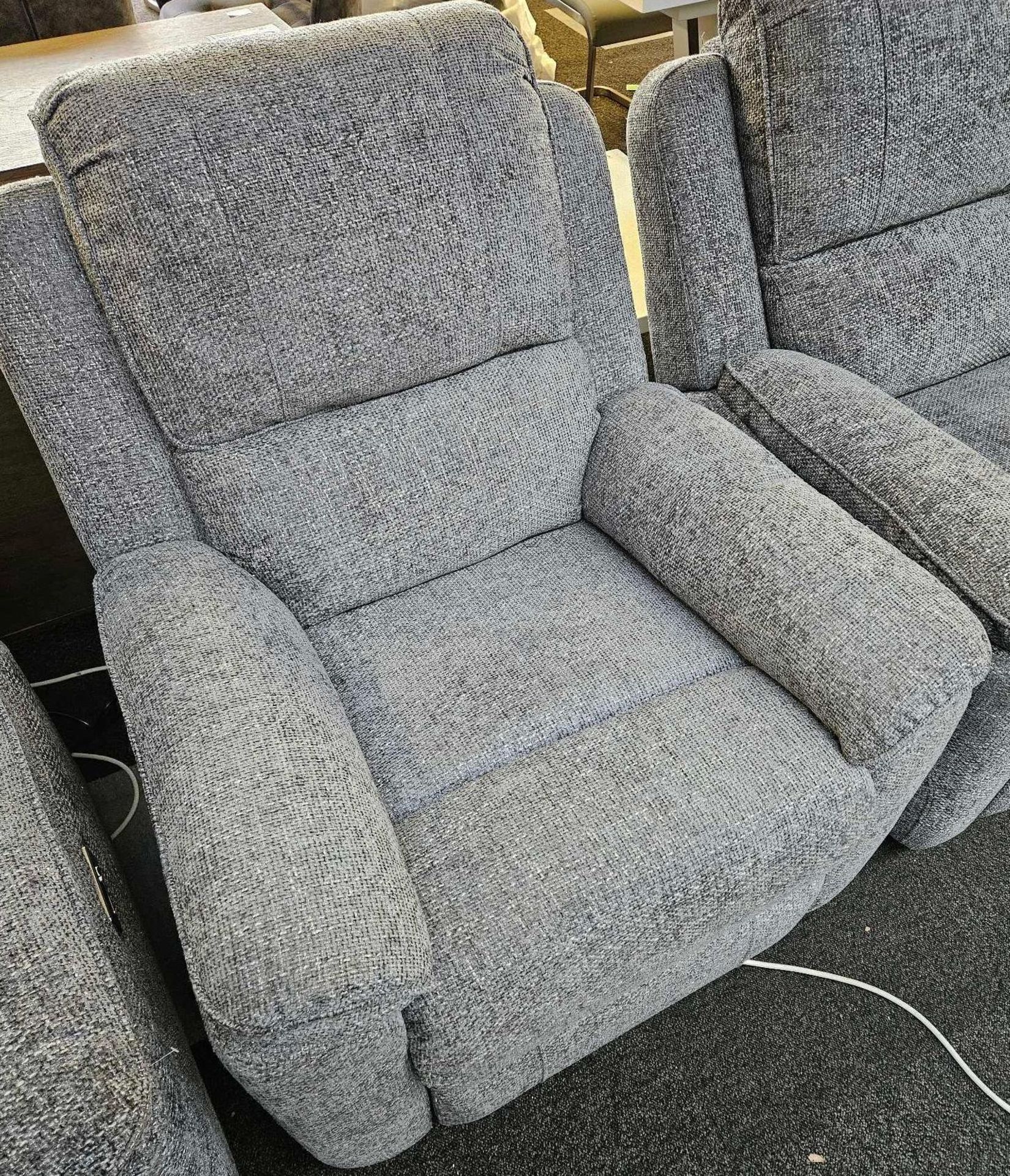 Exclusive sofas Como collection 2 + 1 + 1 high back power recliner suite. - Image 2 of 3