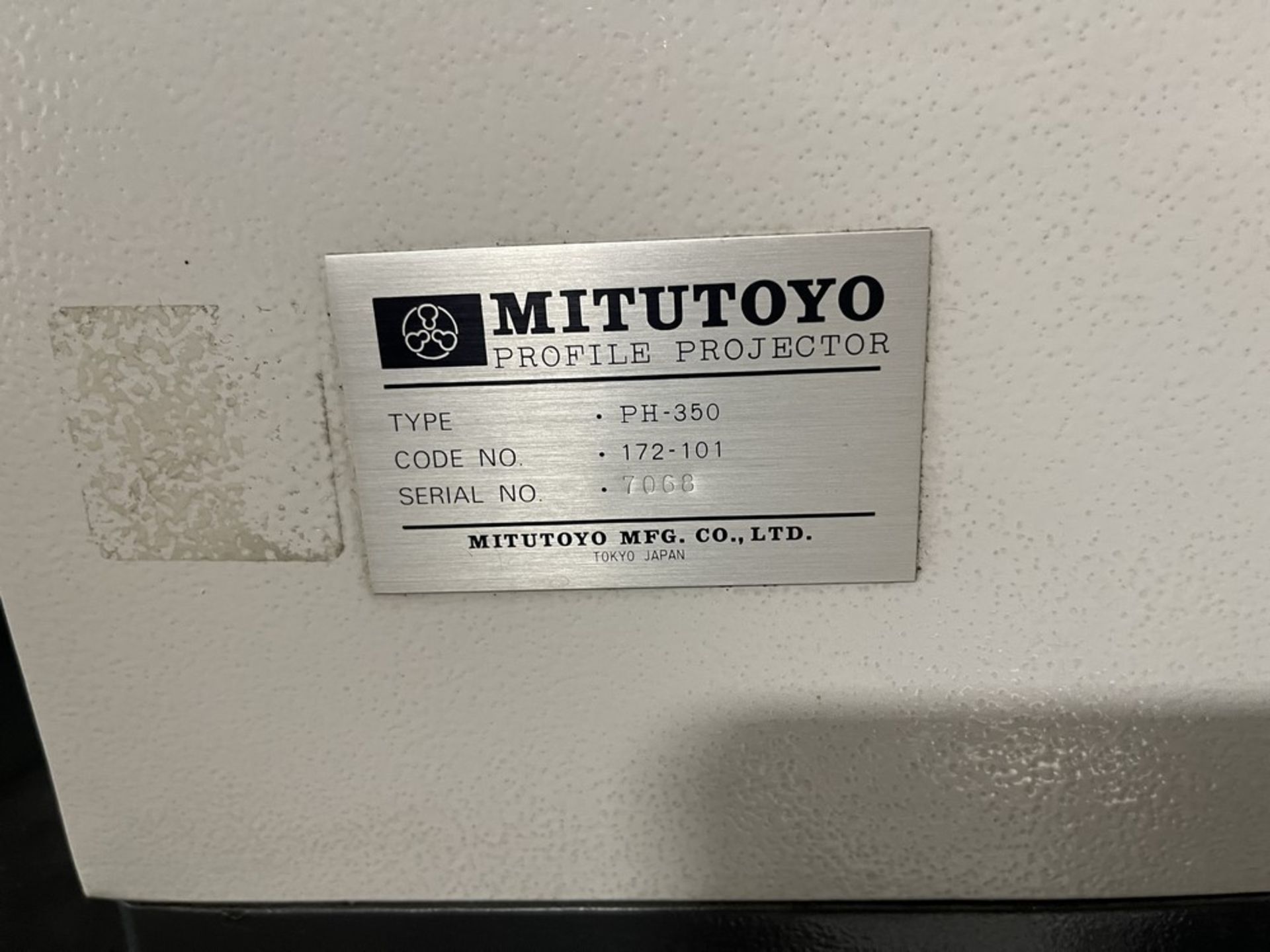 Mitutoyo PH-350 Profile Projector on Base - Image 6 of 7