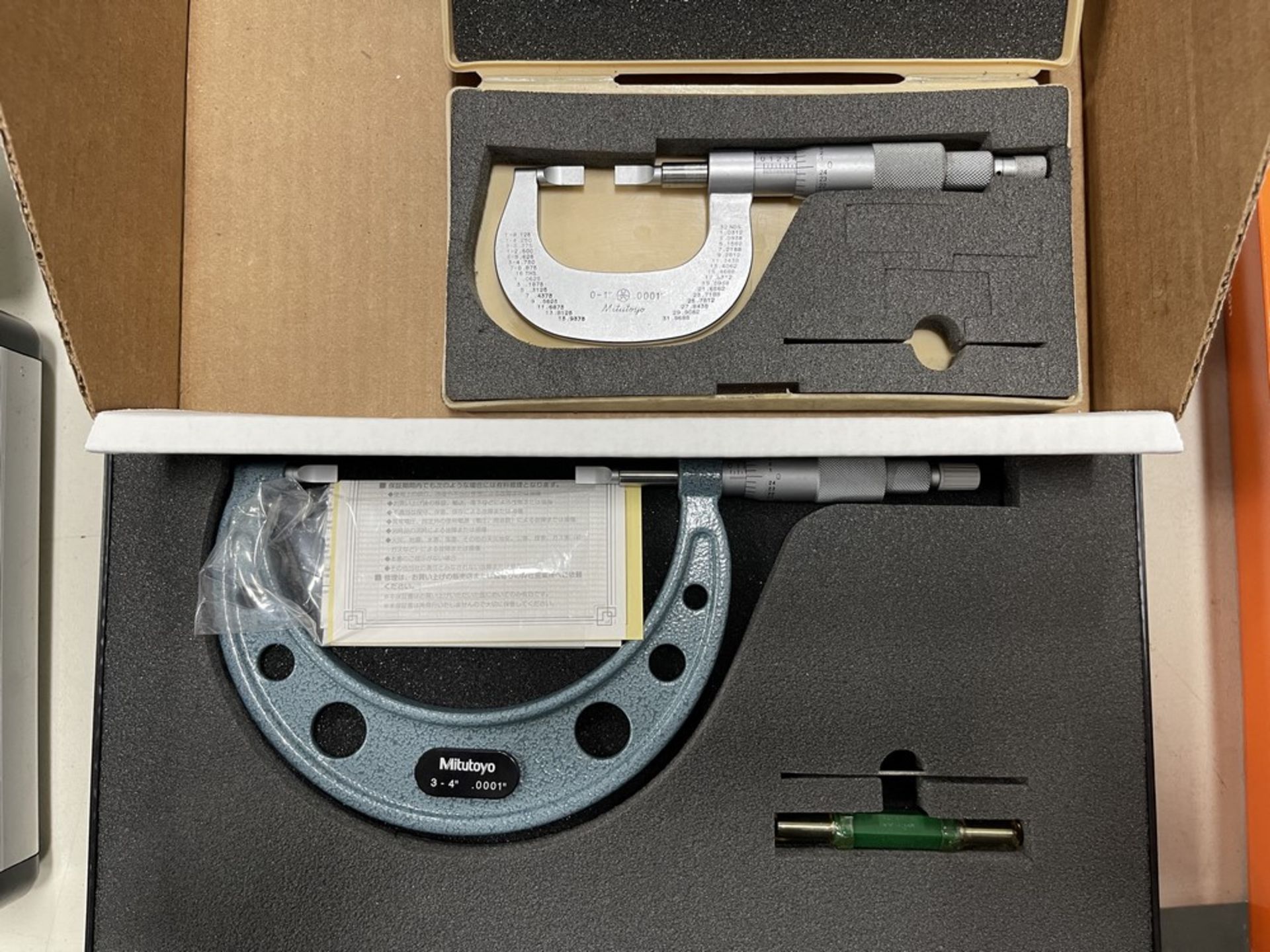 Assorted (2) Mitutoyo Blade Micrometers