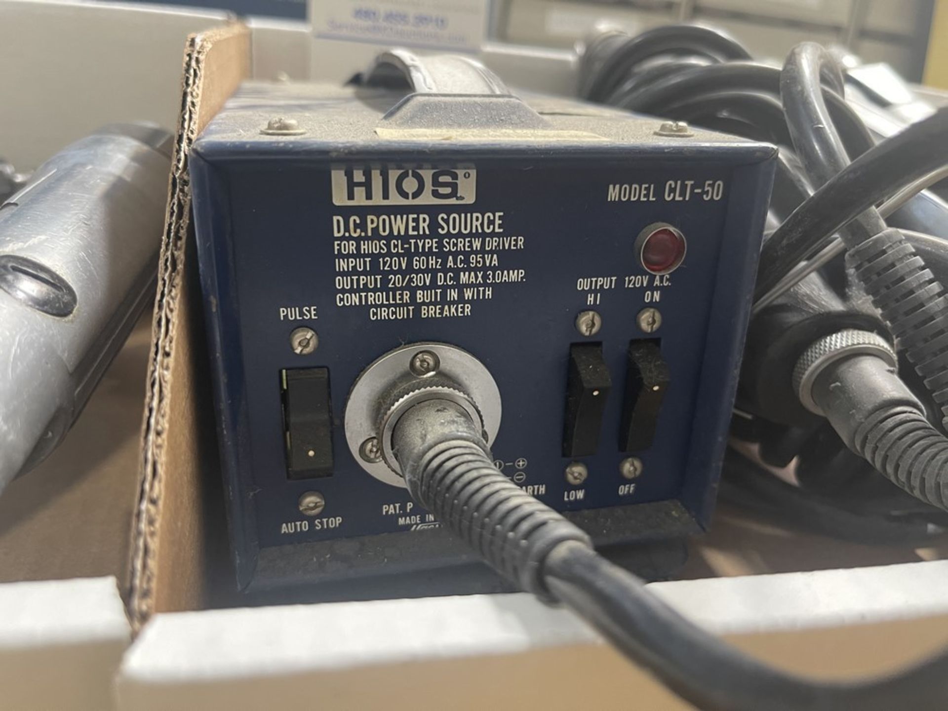 (3) Electric Screwdrivers (1) Hios DC Power Source - Image 2 of 2