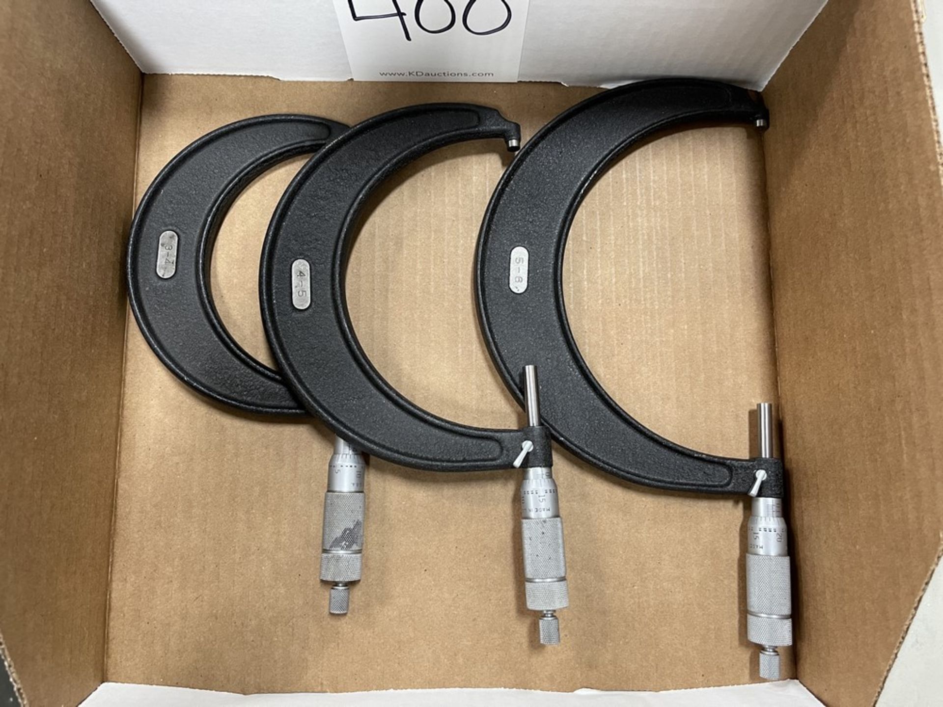 Assorted Outside Micrometer Set