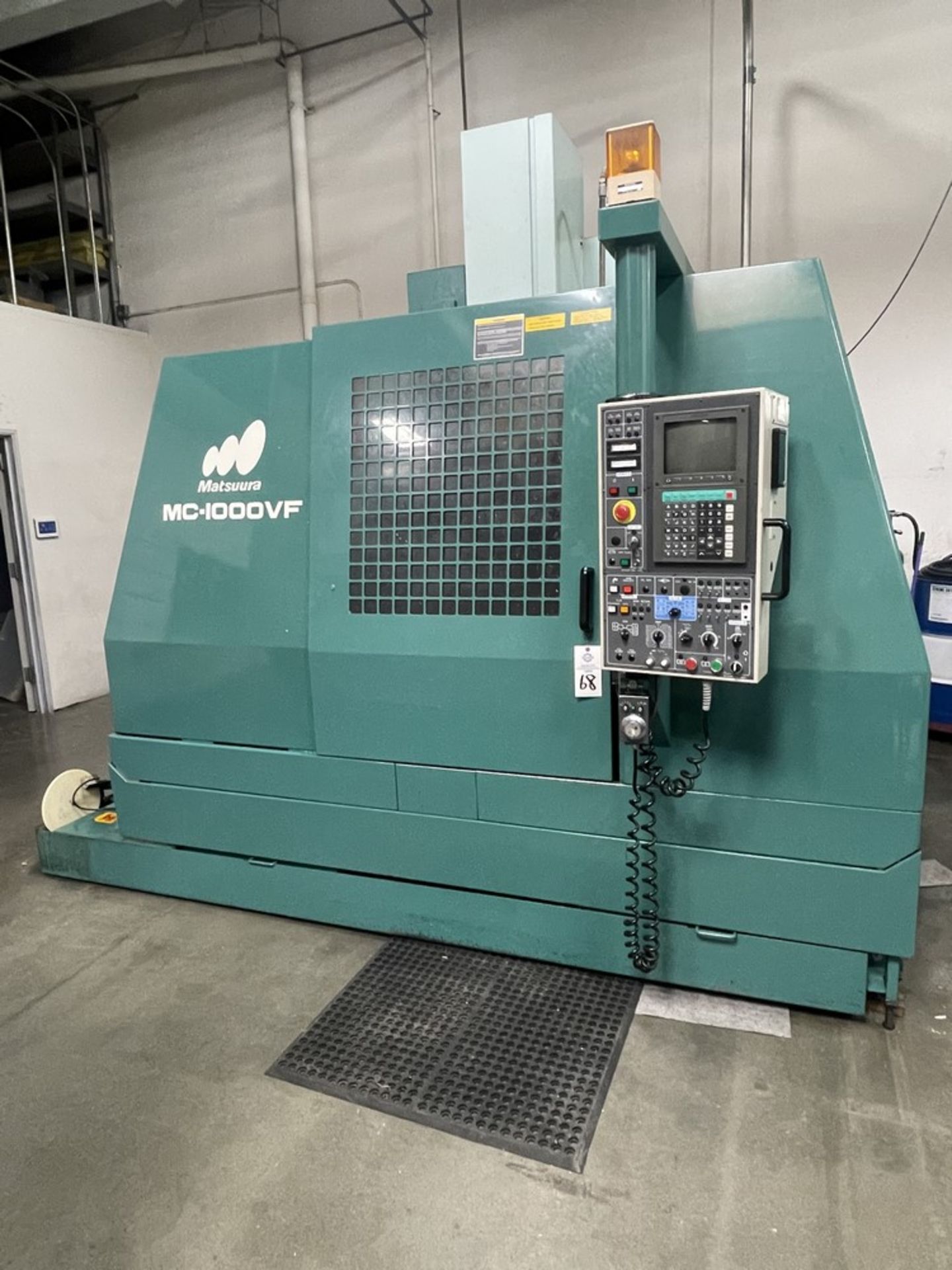 1997 Matsuura MC-1000VF CNC Vertical Machining Center, 40" X 20" X 20" Travels, Cat 40 Taper