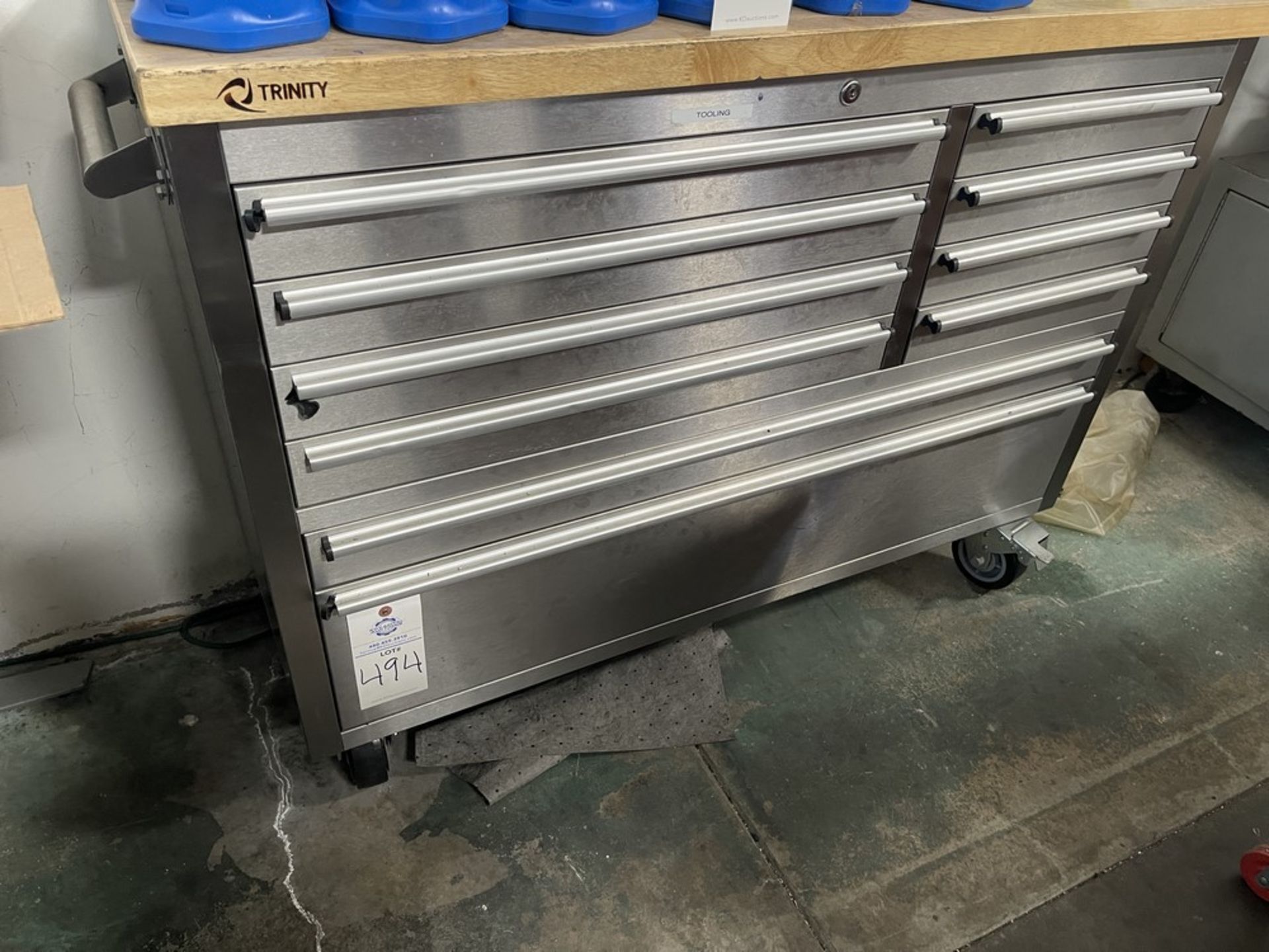 Trinity 19" x 48" x 37" Rolling Tool Chest w/ Contents