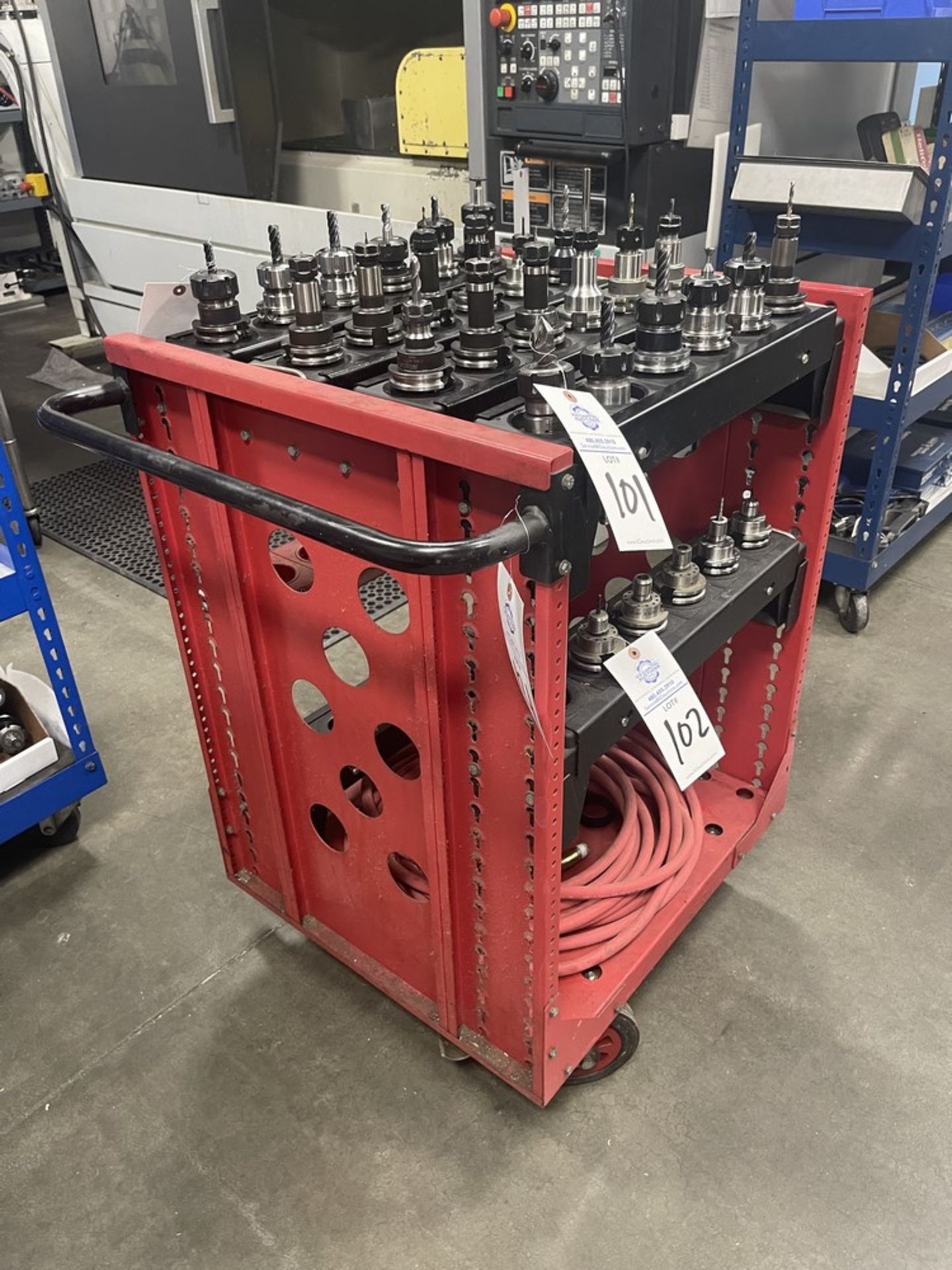 Rolling Tool Trolley for BT40 Tool Holders (No Contents)
