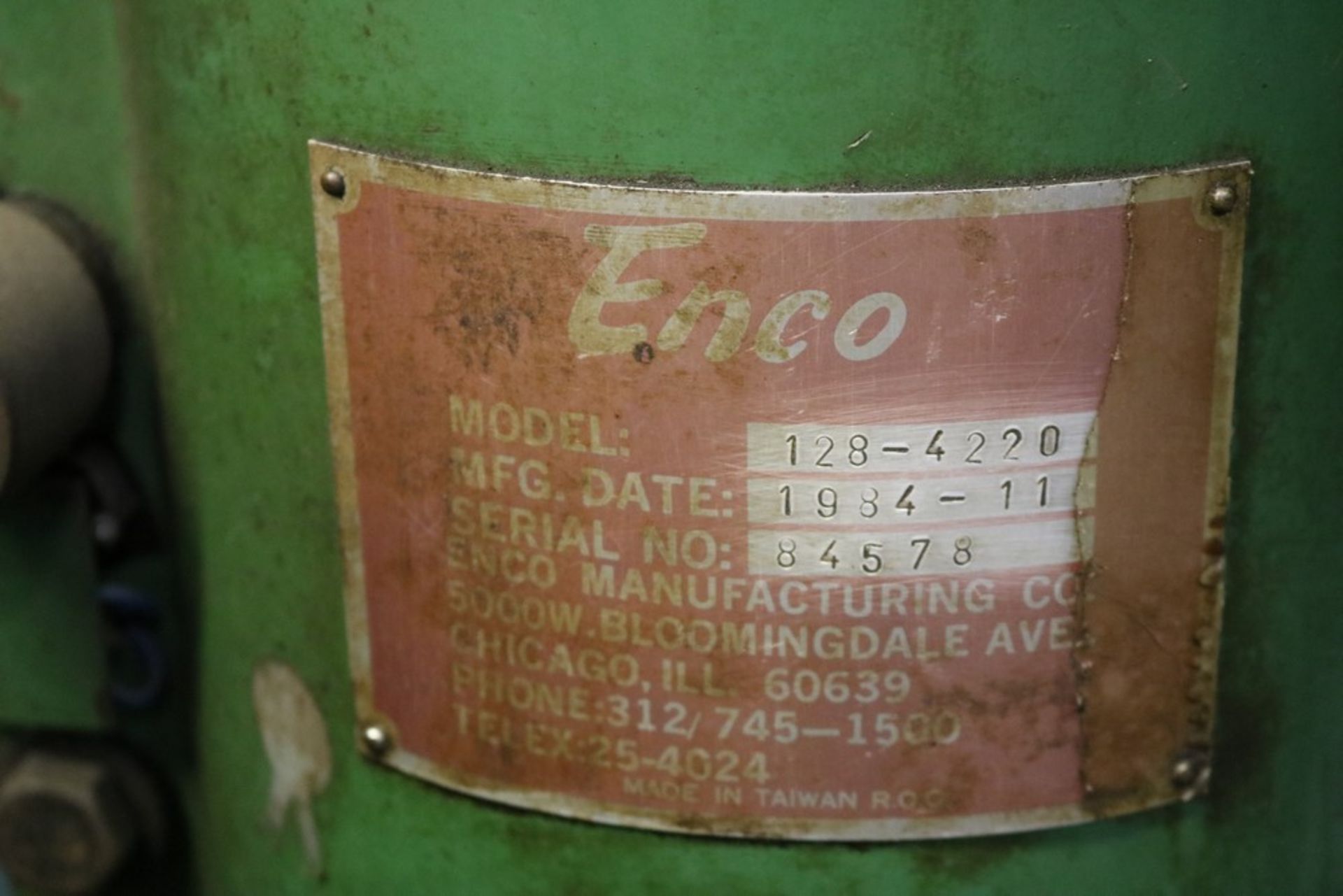 1984 Enco DSR-750S Drill Press Model 128-4220 SN 84578 - Image 6 of 7