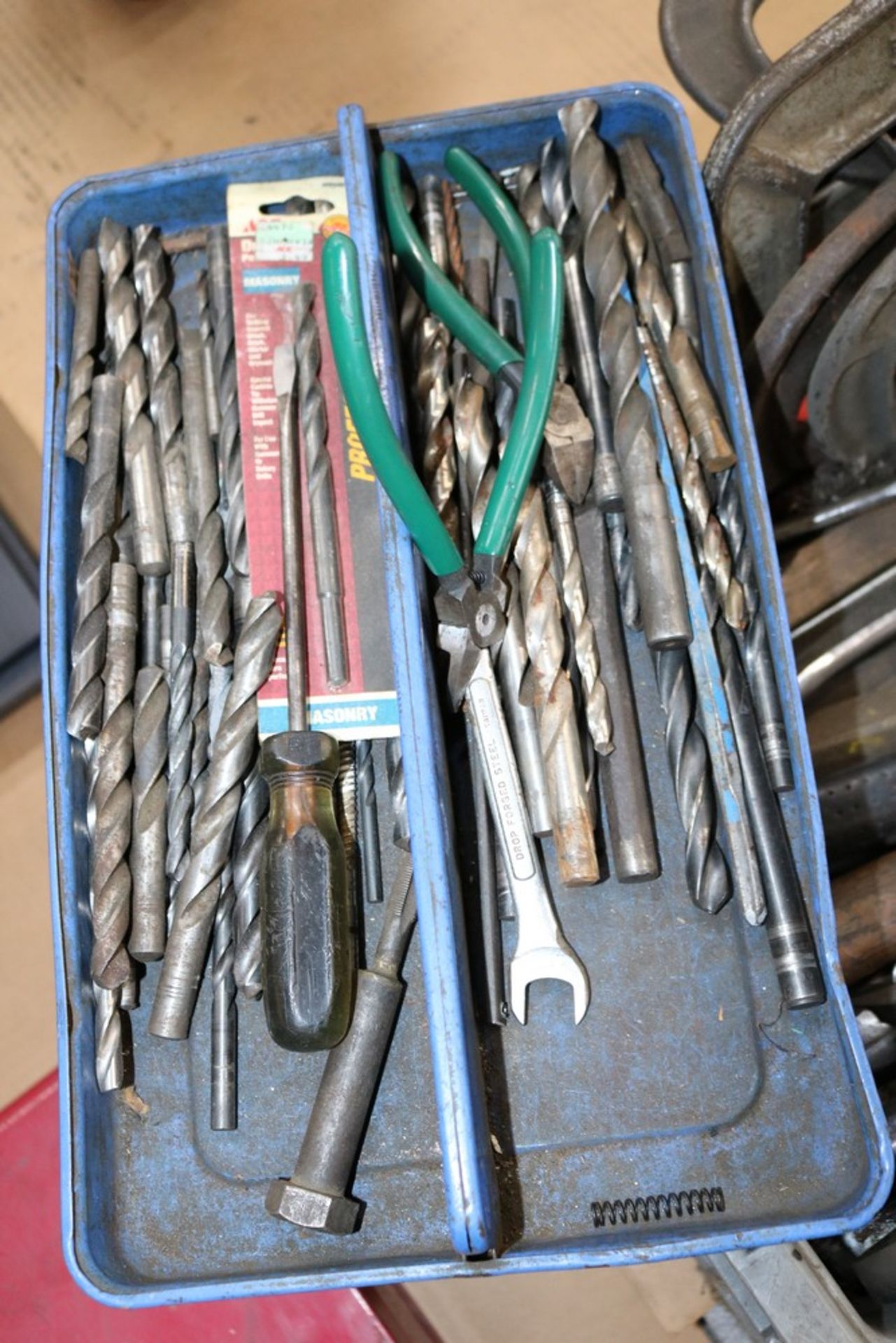 Box of Handtools, C Clamps, Crescent Wrenches, Chizels, Hammers and Others - Image 2 of 4