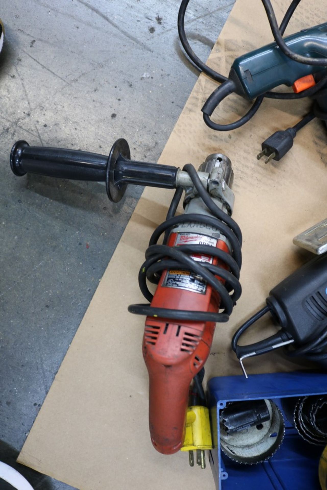 Power Glide Jig Saw, Black and Decker Electric Drill, Heavy Duty Milwaukee 1/2" Power Drill with - Image 4 of 5