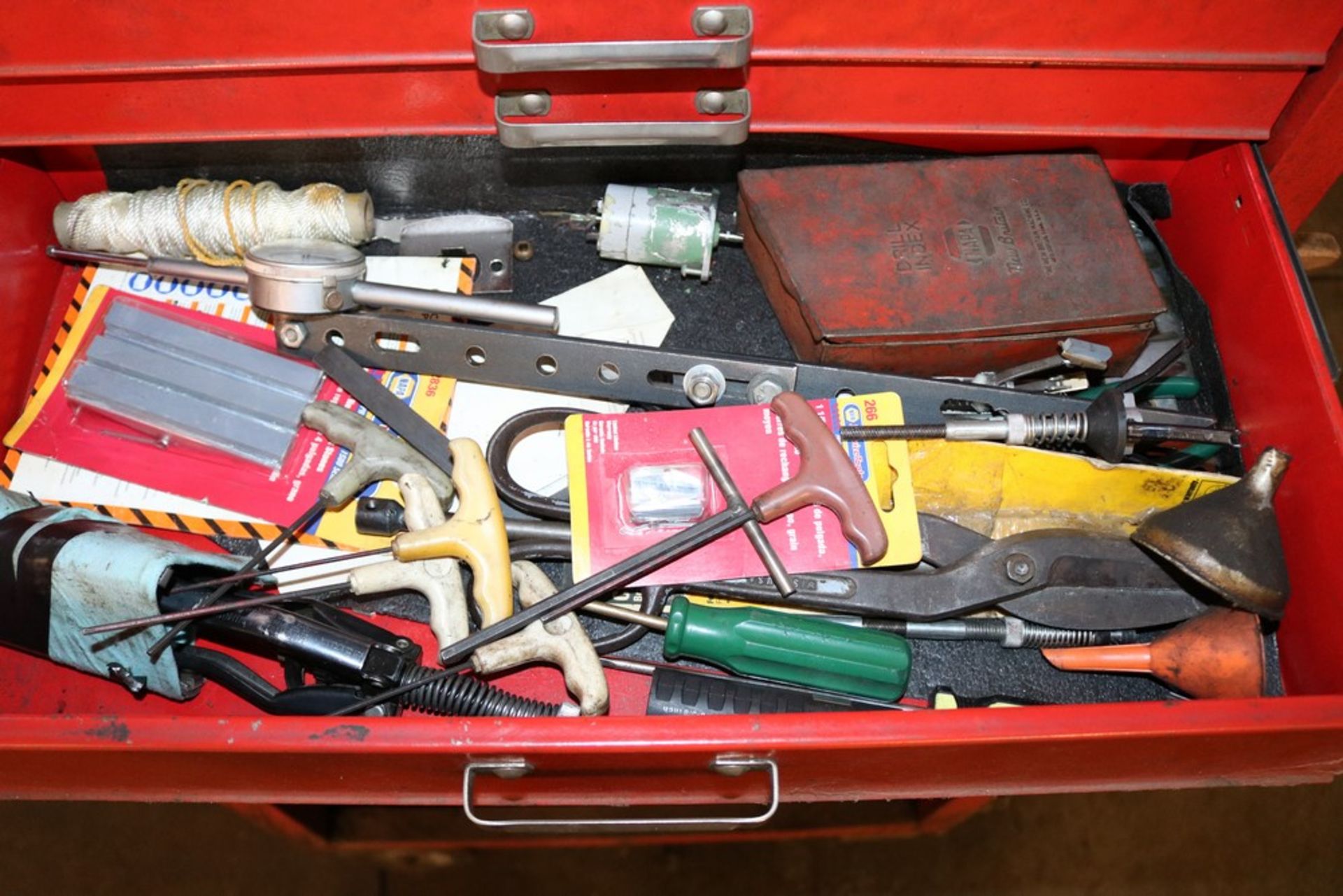 Stackon Rolling Tool Box with Contents "Pnuematic Tools, Tooling, Handtools and Others" - Image 5 of 8