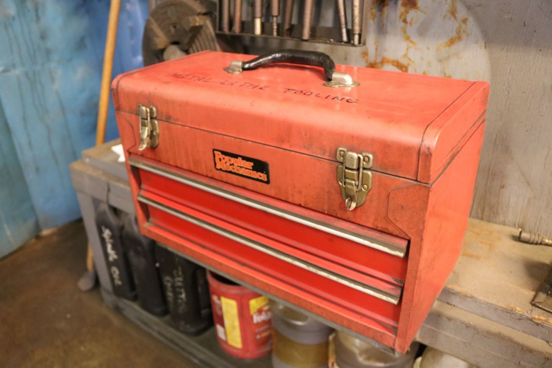 Toolbox with Various Lathe Tooling