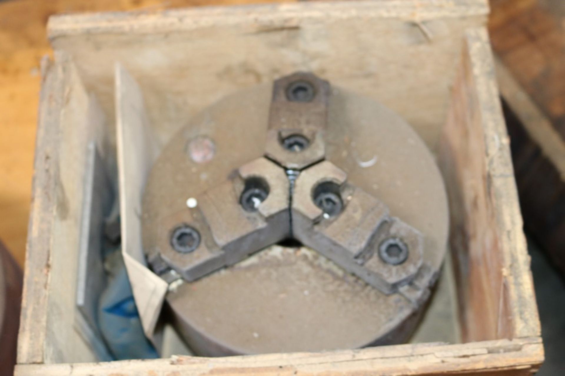 6" 3 Jaw MG Chuck, 8" 3 Jaw Chuck (No Name), 8" 3 Jaw Econ Chuck Solid Jaws - Image 4 of 4