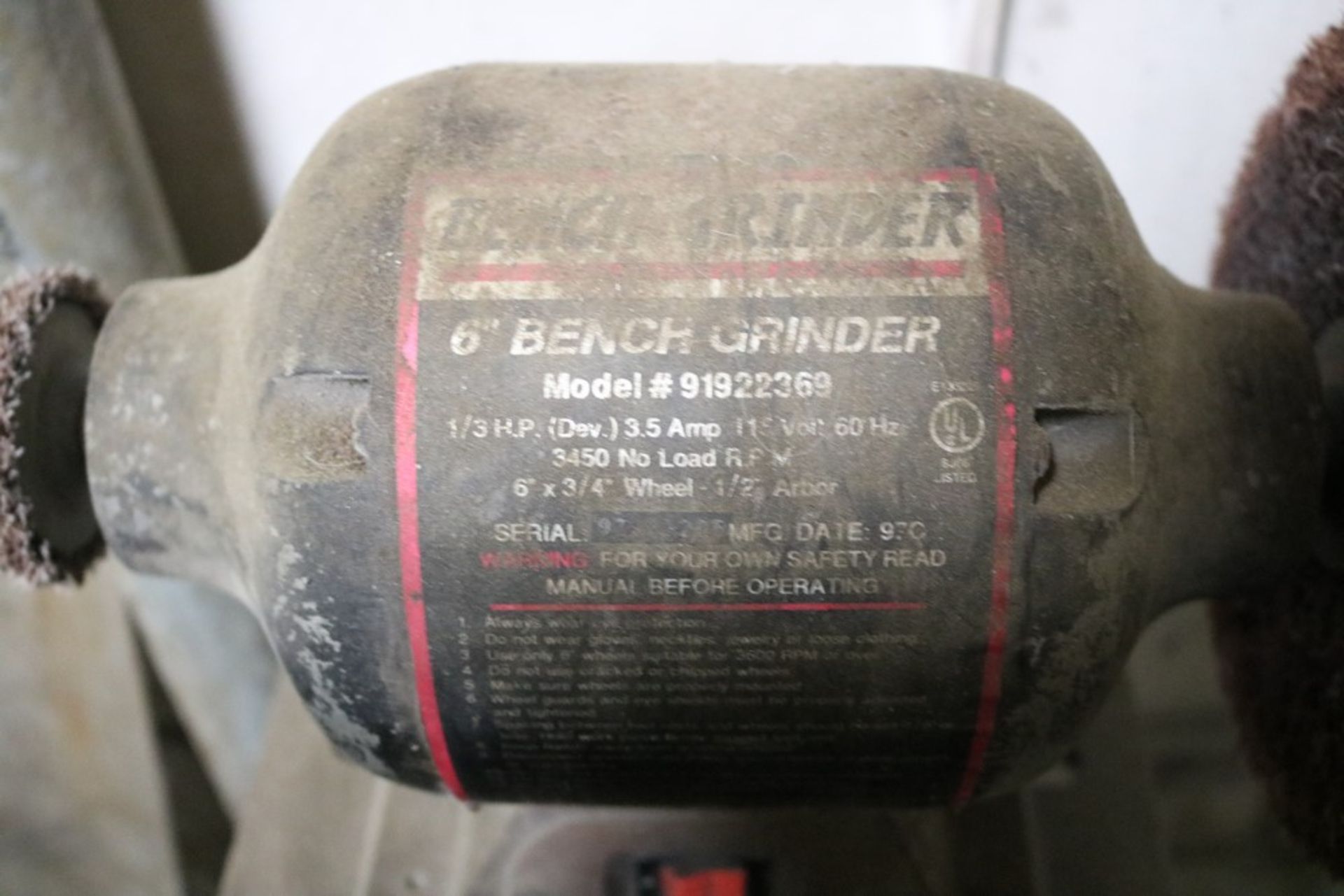 Bench Grinder on Stand 6" - Image 3 of 3