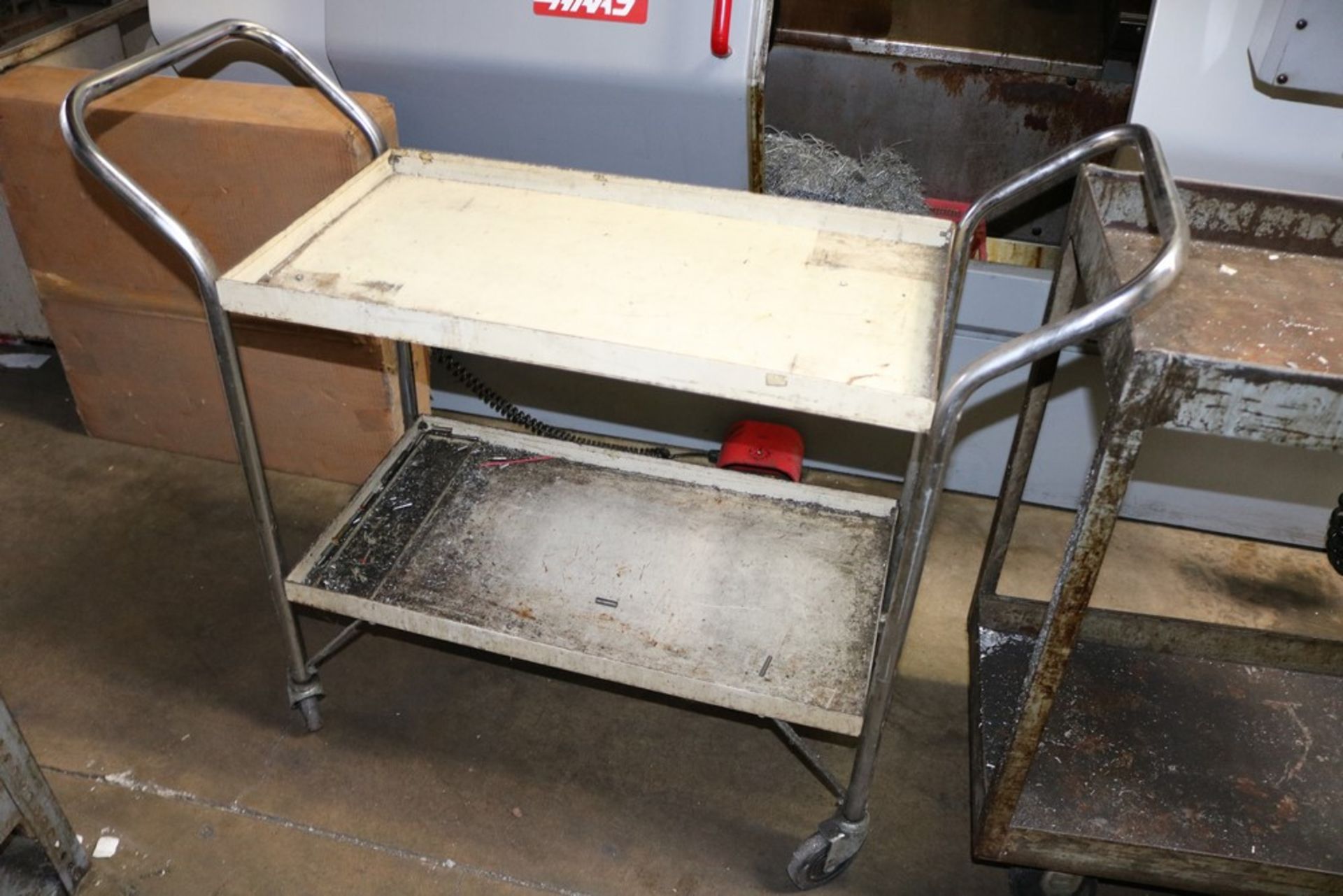 (2) Metal Shop Carts - Image 2 of 3