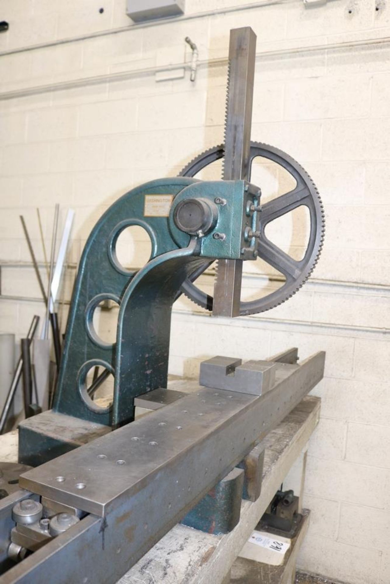 5 Ton Washington Arbor Press with Large Metal Fixture - Image 2 of 9