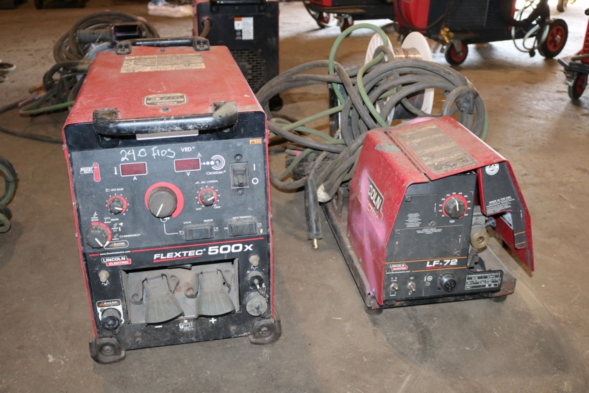 2020 Lincoln Electric Flextec 500X Welder with LF-72 Feeder